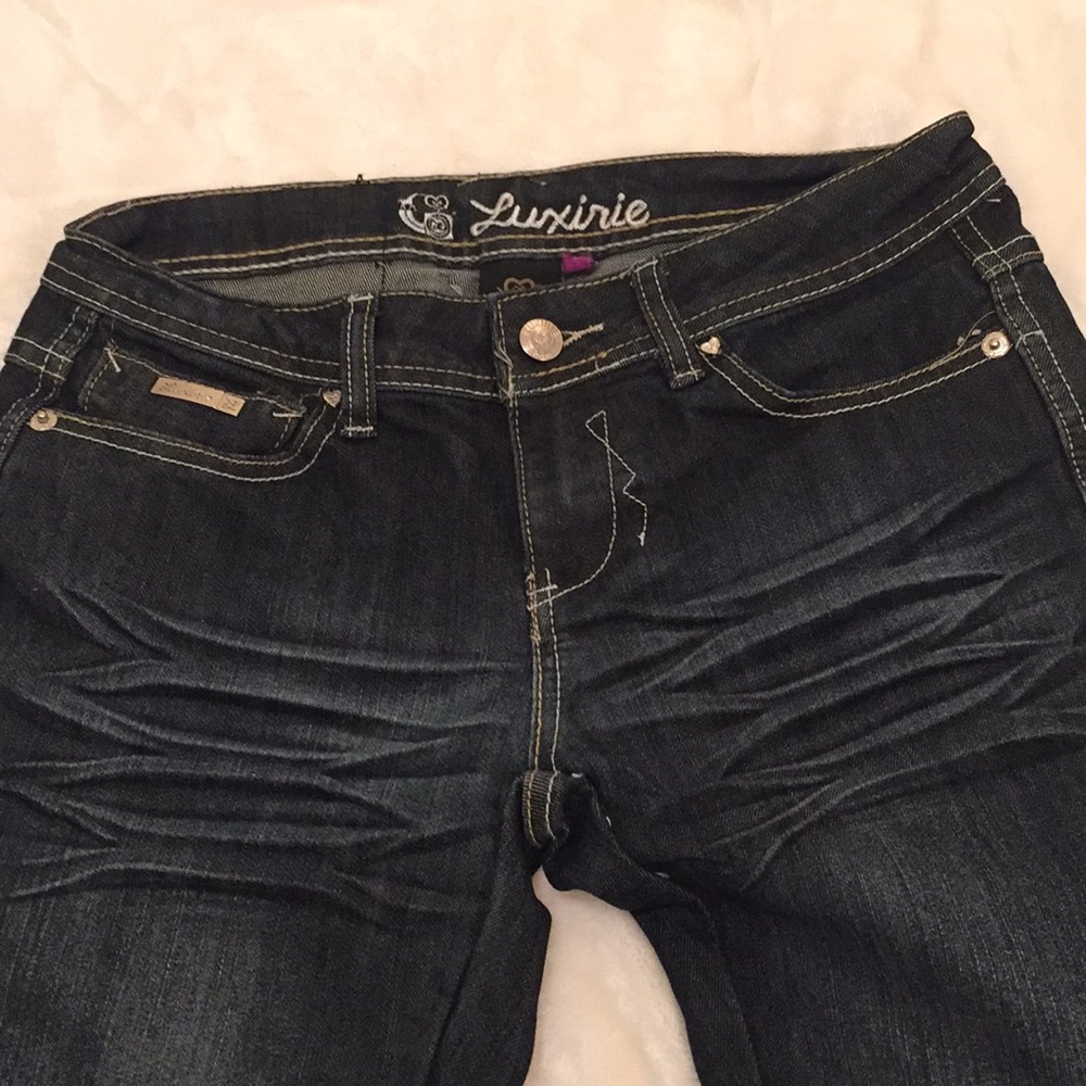 NWOT Luxurie Cuffed Jeans by LRG Size 25